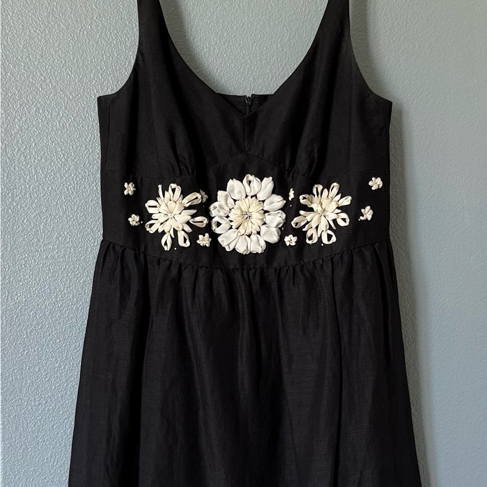 Nine West Black Dress with White Accents